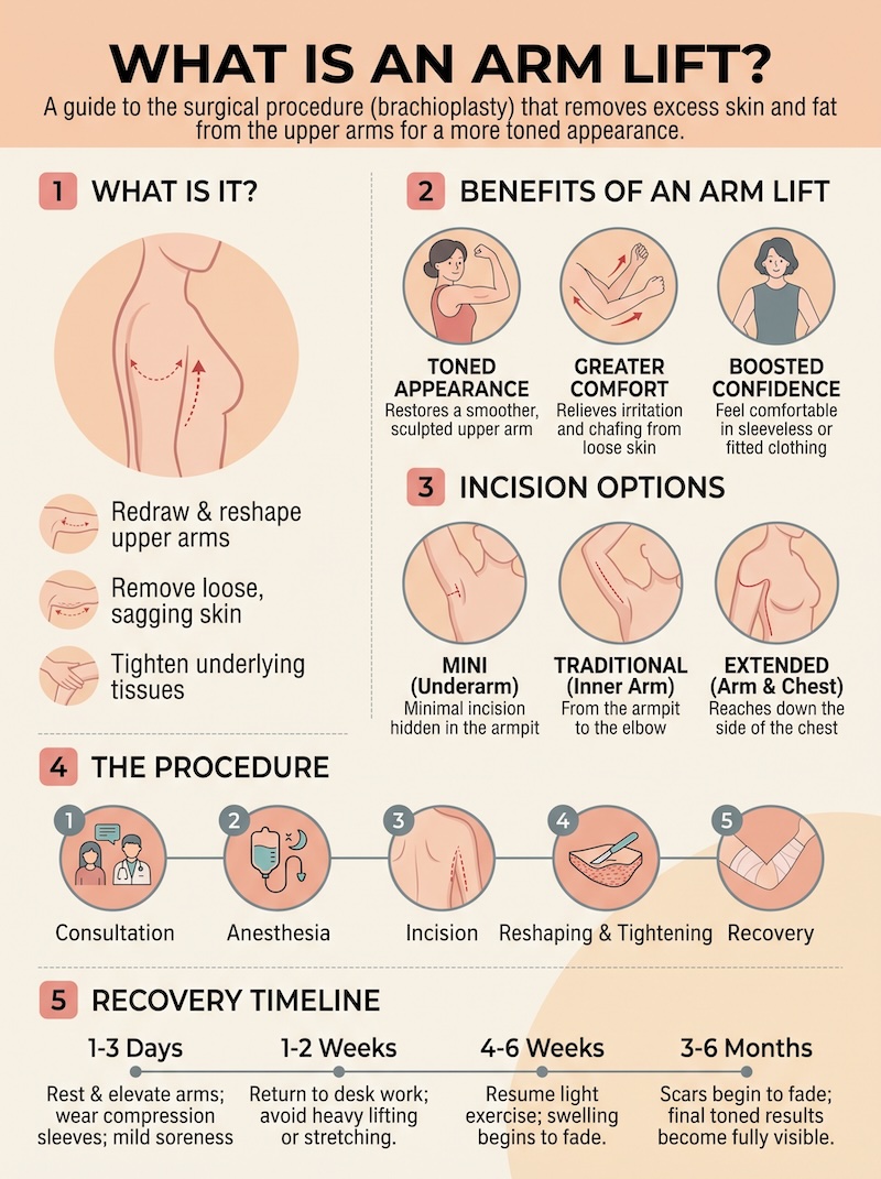 Arm Lift West Palm Beach Infographic