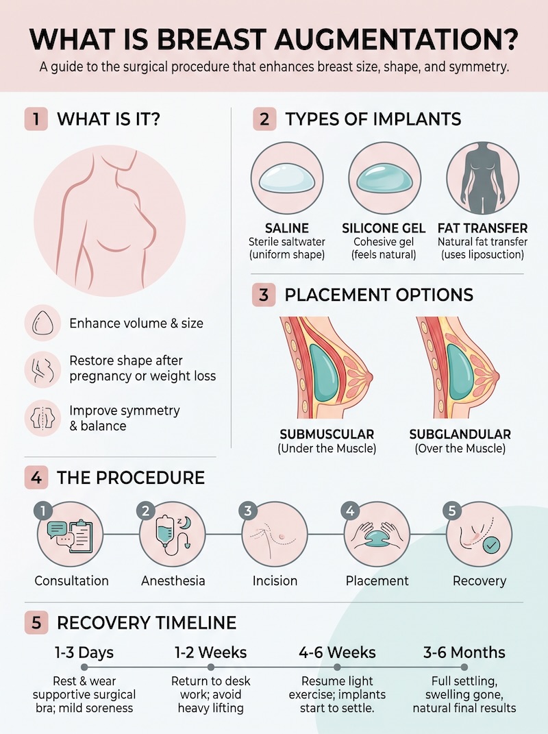 Breast Augmentation West Palm Beach Infographic