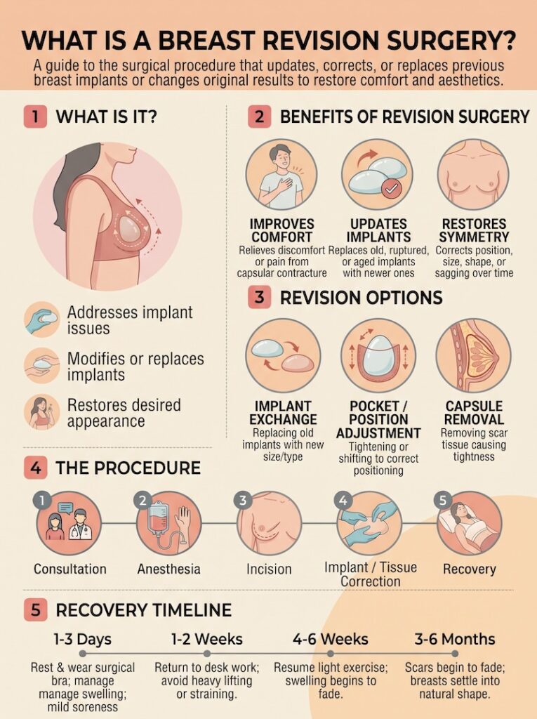 Breast Revision Surgery West Palm Beach Infographic