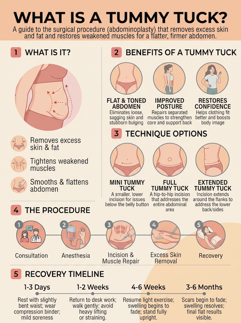 Tummy Tuck West Palm Beach Infographic